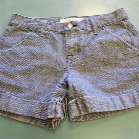 J Brand pinstriped‎ cuffed walking shorts - Picture 3 of 4